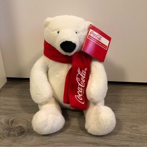 Coca-Cola Polar Bear with Scarf Plush